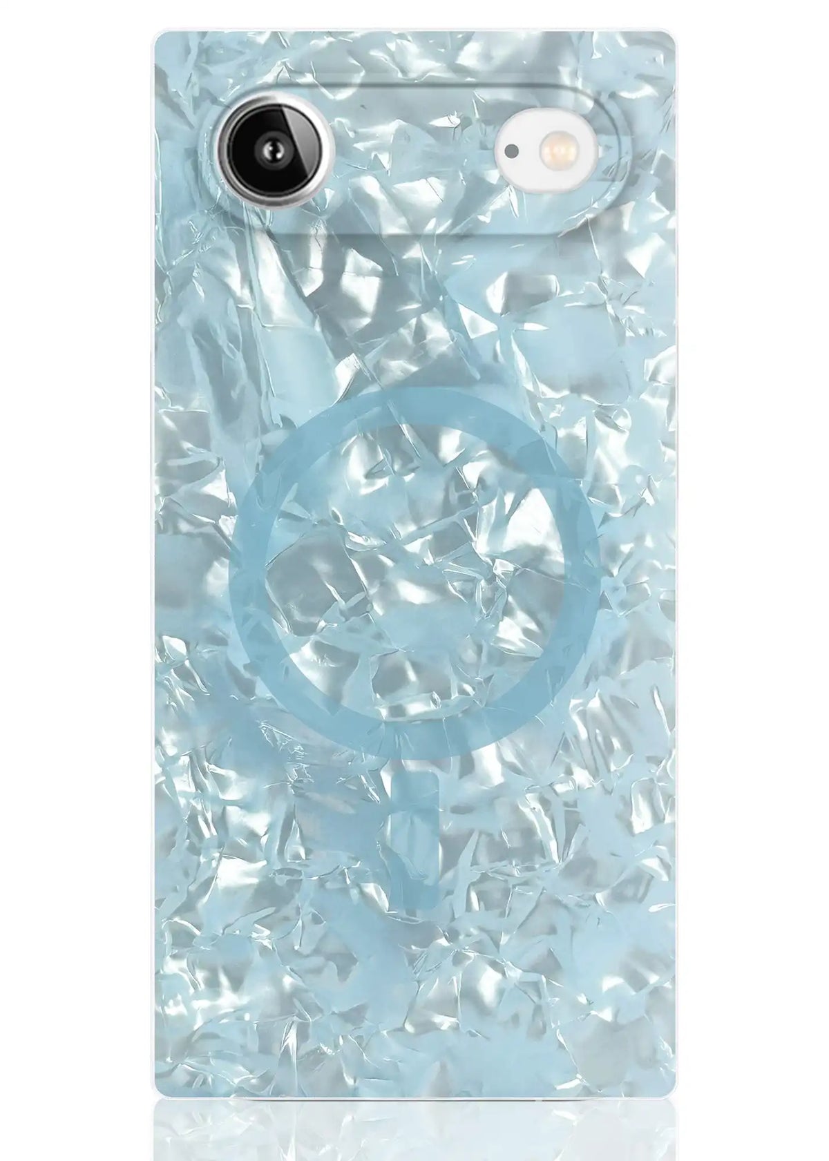 SQUARE® Icy Blue Pearl iPhone Case