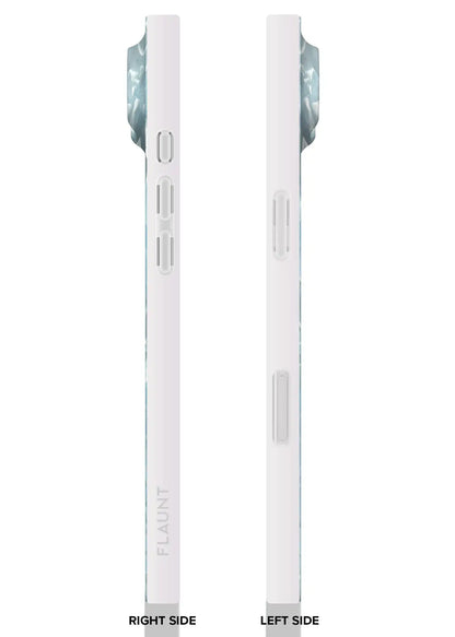 SQUARE® Icy Blue Pearl iPhone Case