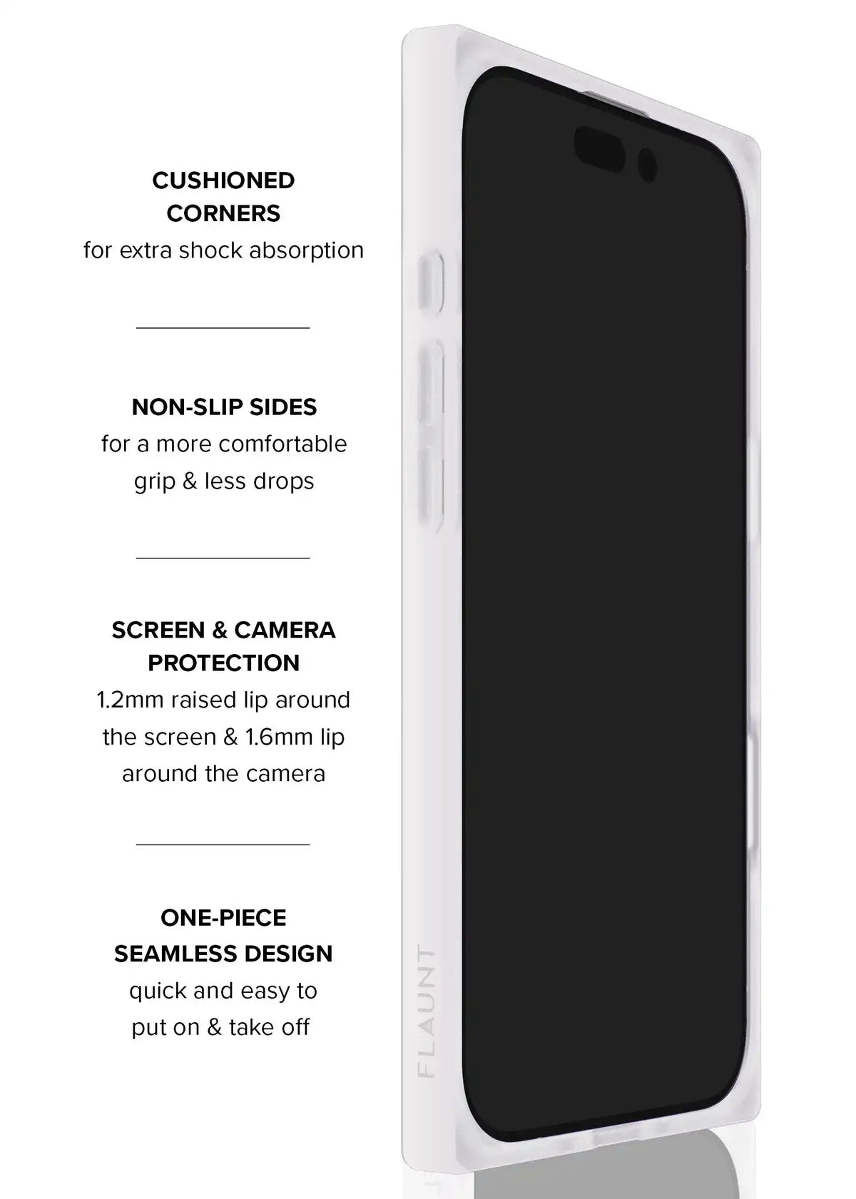 SQUARE® Icy Blue Pearl iPhone Case