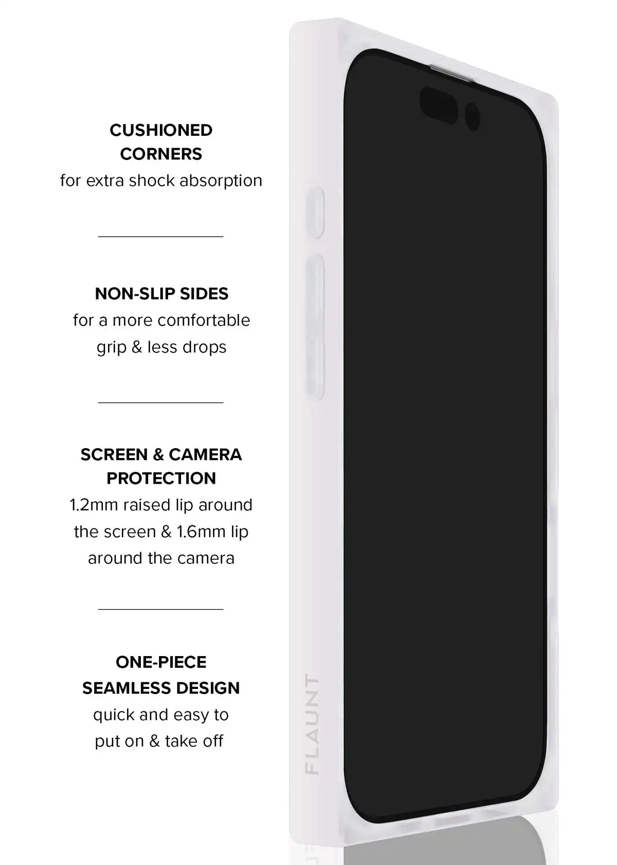 SQUARE® Icy Blue Pearl iPhone Case