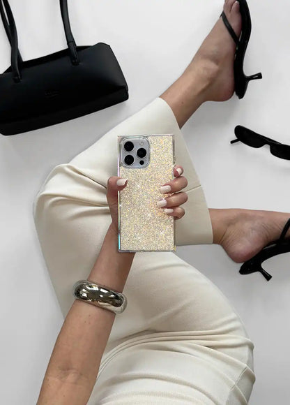 Elite Collection - SQUARE® Iridescent Crystal Elegance iPhone Case