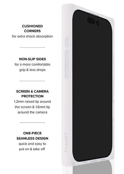 SQUARE® Iridescent Satin iPhone Case