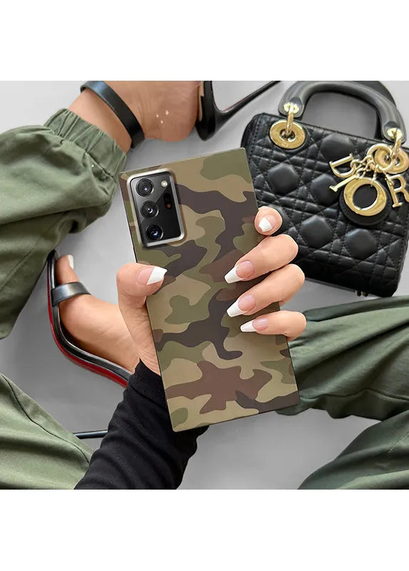SQUARE® Matte Camo Galaxy Case