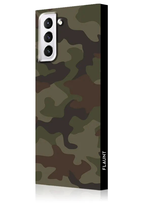 SQUARE® Matte Camo Galaxy Case