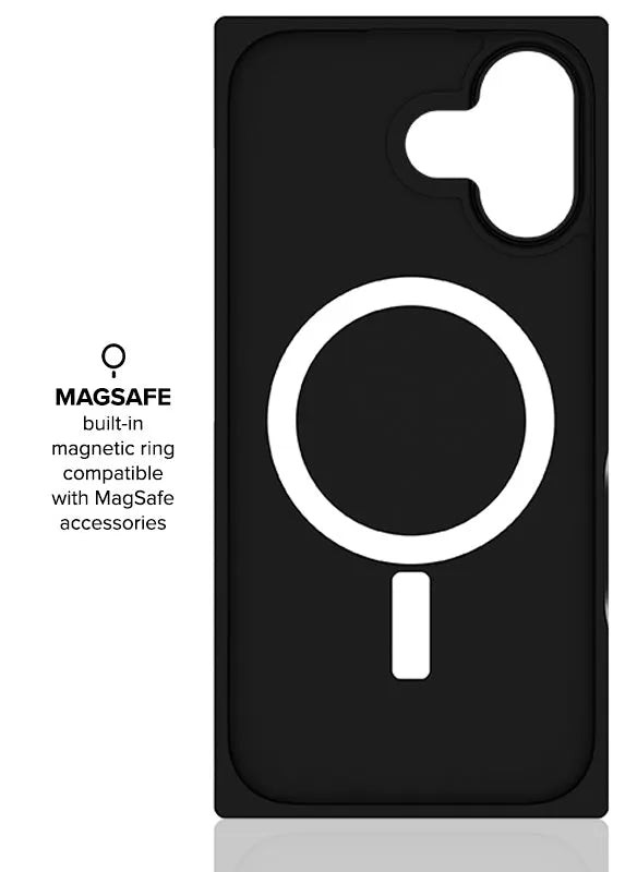SQUARE® Matte Black iPhone Case