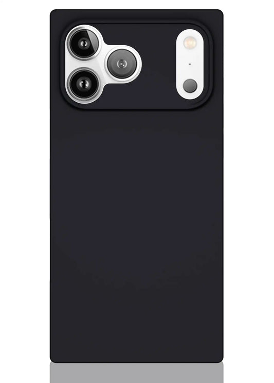 SQUARE® Matte Black iPhone Case