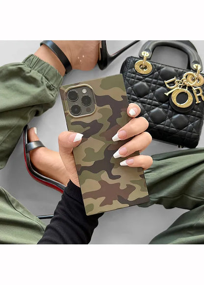SQUARE® Matte Camo iPhone Case