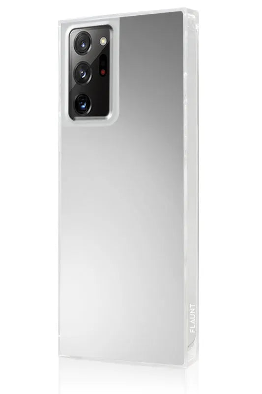 SQUARE® Metallic Silver Mirror Galaxy Case