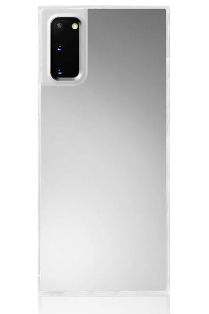 SQUARE® Metallic Silver Mirror Galaxy Case