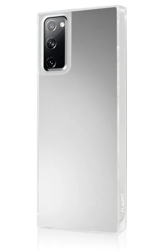 SQUARE® Metallic Silver Mirror Galaxy Case