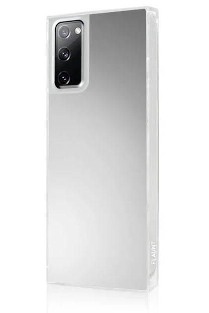SQUARE® Metallic Silver Mirror Galaxy Case