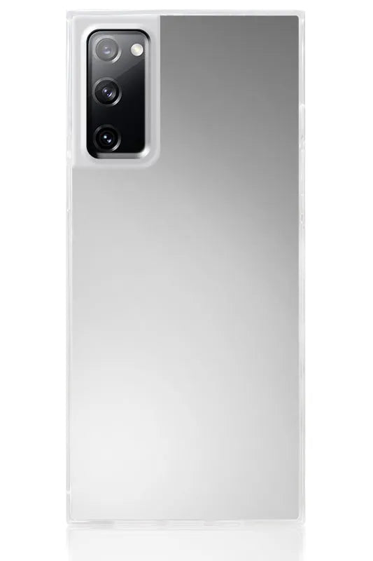 SQUARE® Metallic Silver Mirror Galaxy Case