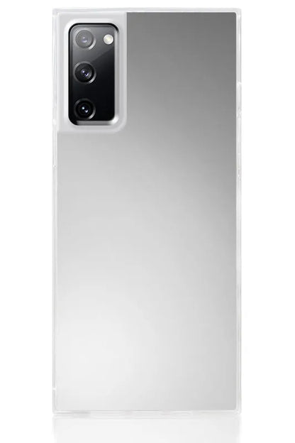 SQUARE® Metallic Silver Mirror Galaxy Case