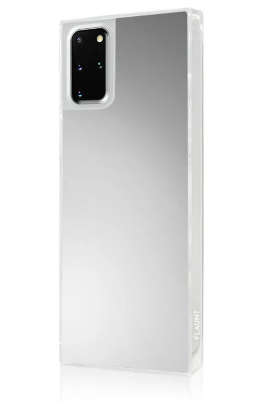 SQUARE® Metallic Silver Mirror Galaxy Case