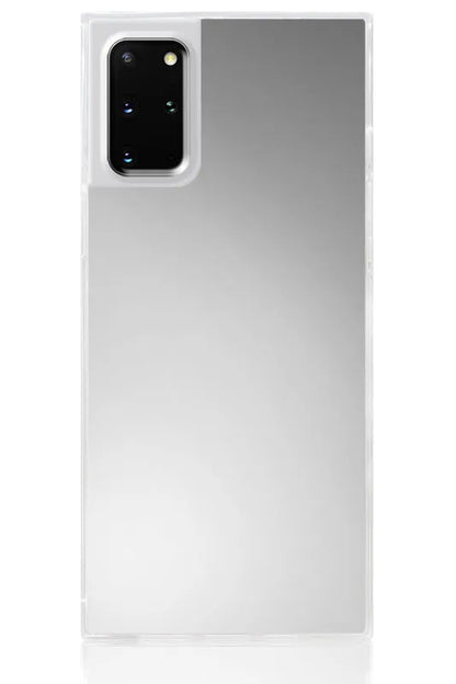 SQUARE® Metallic Silver Mirror Galaxy Case
