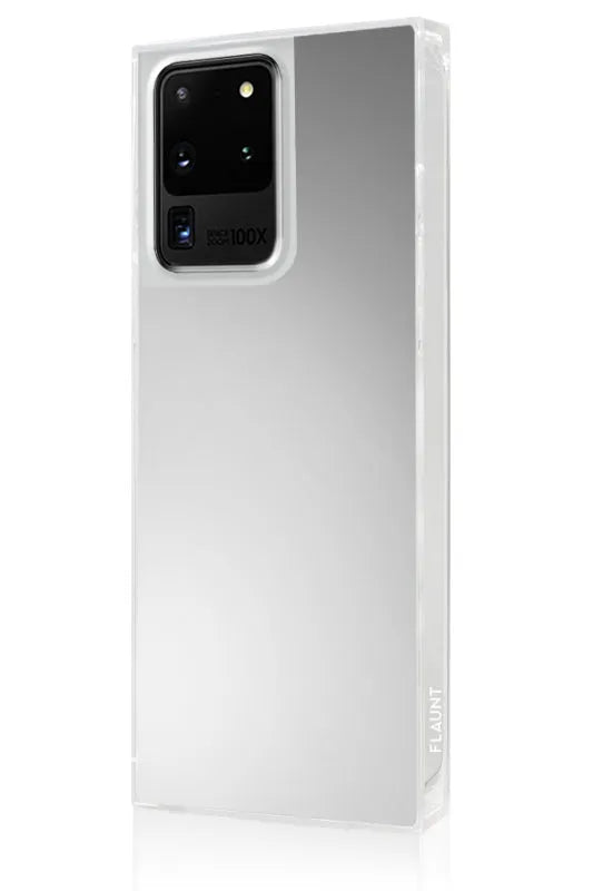 SQUARE® Metallic Silver Mirror Galaxy Case