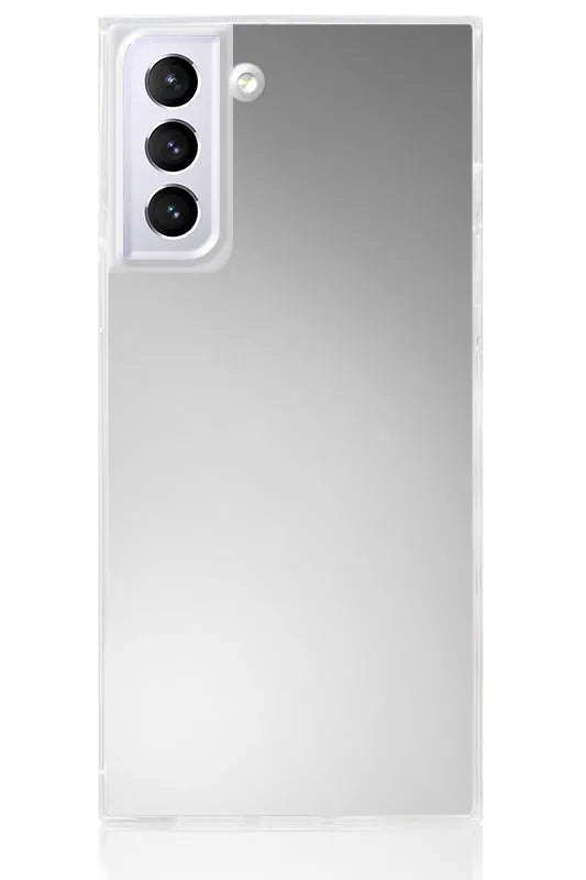 SQUARE® Metallic Silver Mirror Galaxy Case