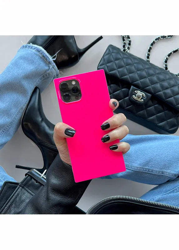 SQUARE® Neon Pink Pixel Case