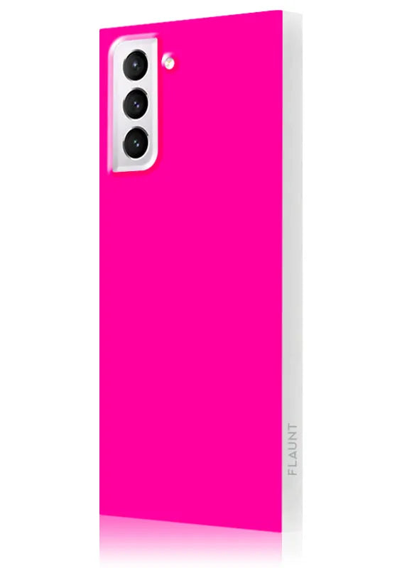 SQUARE® Neon Pink Galaxy Case