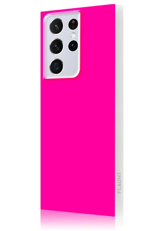 SQUARE® Neon Pink Galaxy Case