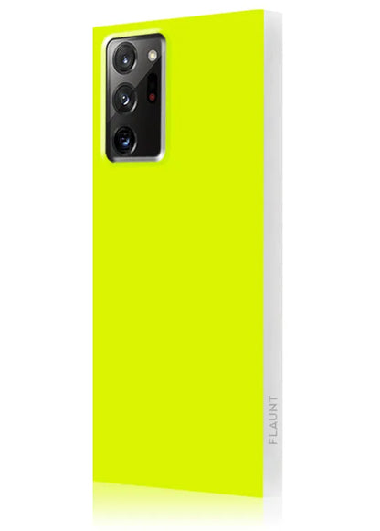 SQUARE® Neon Yellow Galaxy Case