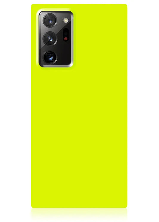 SQUARE® Neon Yellow Galaxy Case