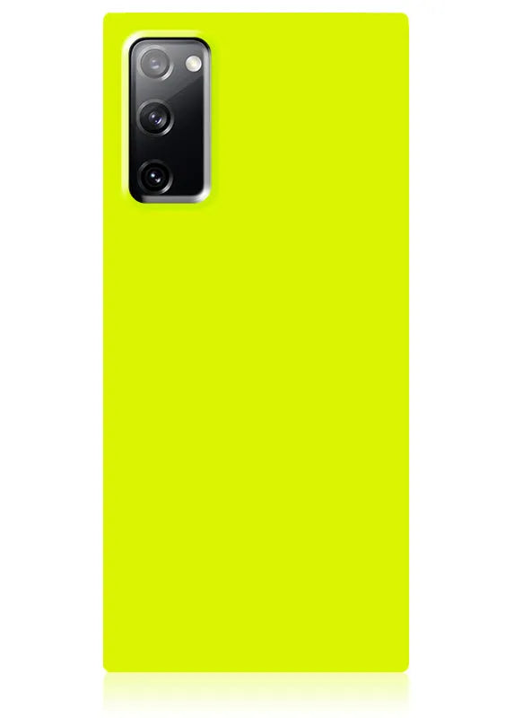 SQUARE® Neon Yellow Galaxy Case