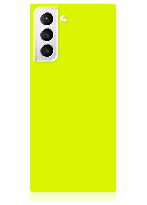 SQUARE® Neon Yellow Galaxy Case