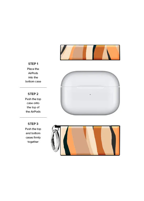 SQUARE® Neutral Print AirPods Case