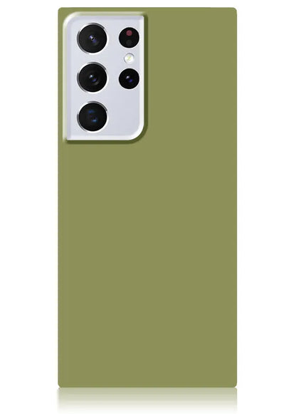 SQUARE® Olive Green Galaxy Case