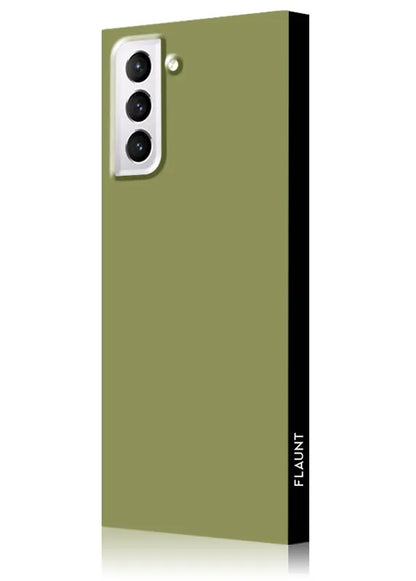 SQUARE® Olive Green Galaxy Case