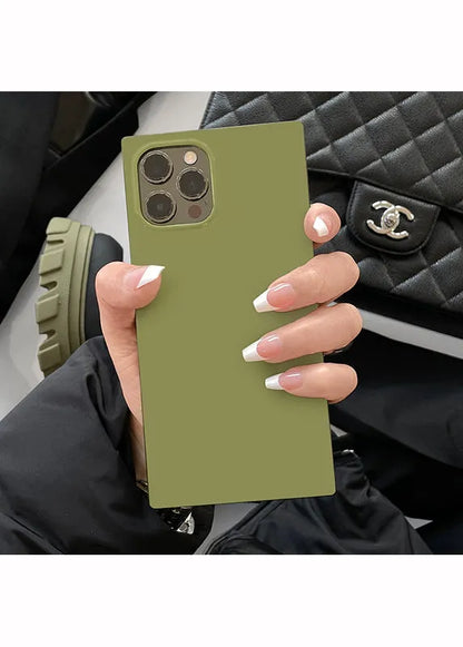 SQUARE® Olive Green iPhone Case