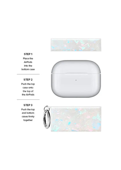 SQUARE® Opal Shell AirPods Case