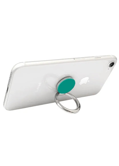 Teal Adhesive Phone Ring Stand