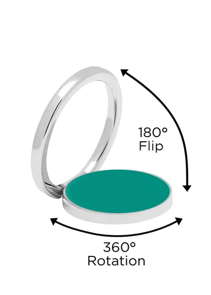 Teal Adhesive Phone Ring Stand