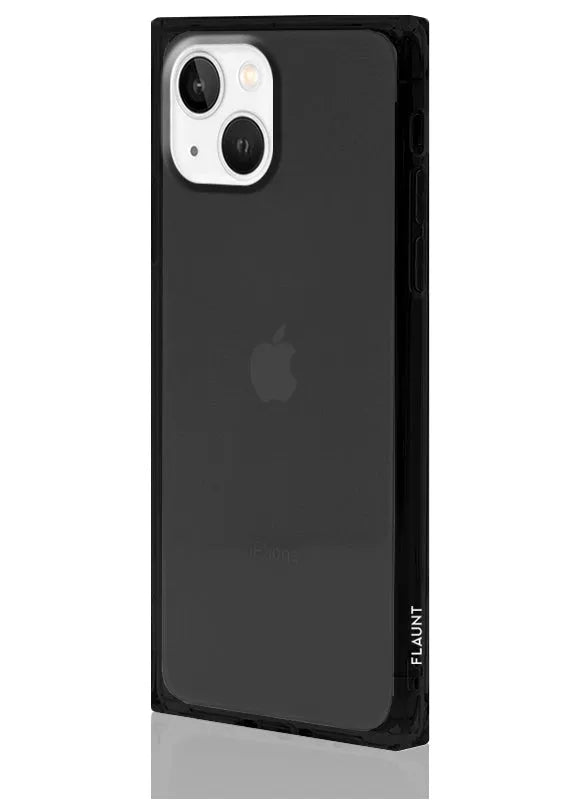 SQUARE® Clear Black iPhone Case