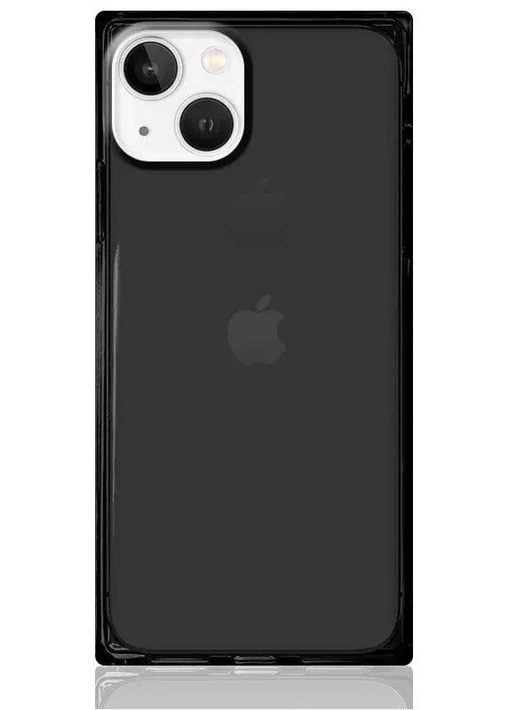 SQUARE® Clear Black iPhone Case