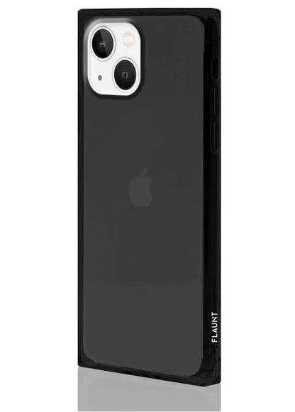 SQUARE® Clear Black iPhone Case