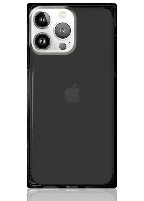 SQUARE® Clear Black iPhone Case
