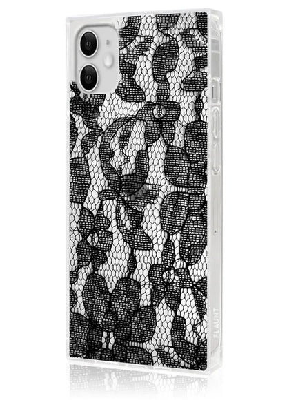 SQUARE® Black Lace iPhone Case