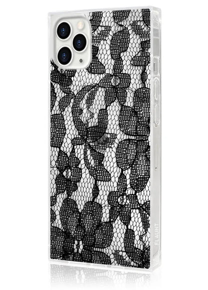 SQUARE® Black Lace iPhone Case
