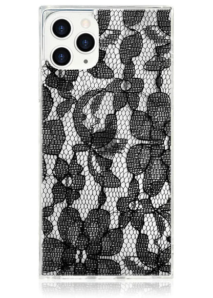 SQUARE® Black Lace iPhone Case