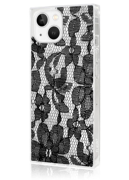 SQUARE® Black Lace iPhone Case