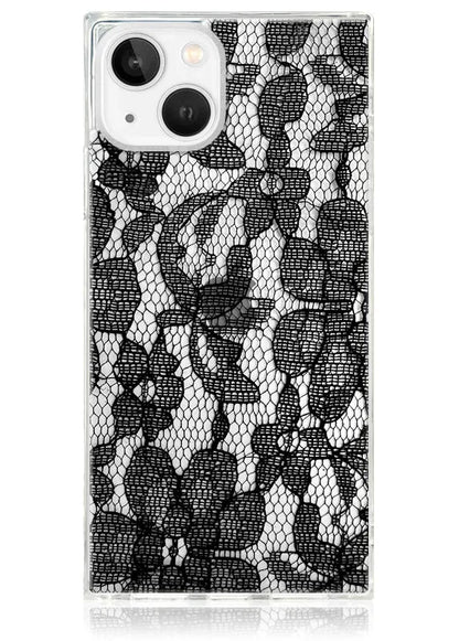 SQUARE® Black Lace iPhone Case