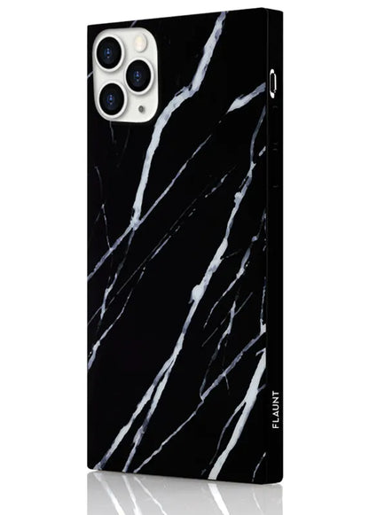 SQUARE® Black Marble iPhone Case