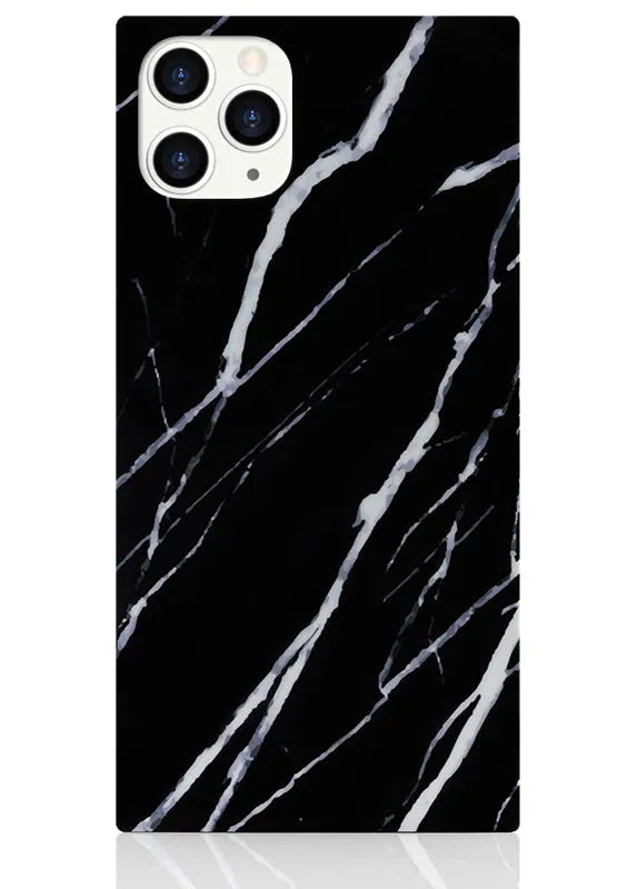 SQUARE® Black Marble iPhone Case