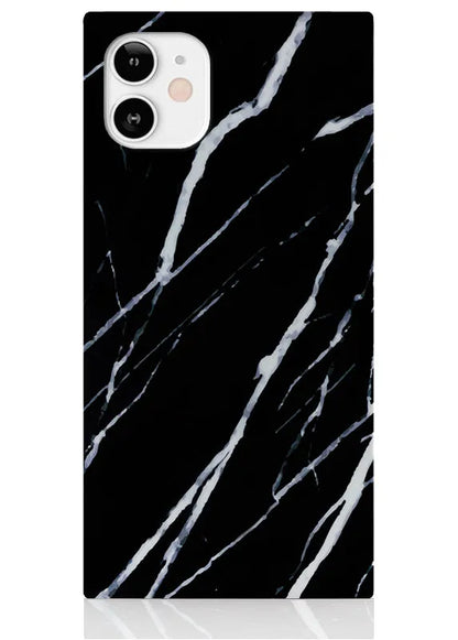 SQUARE® Black Marble iPhone Case