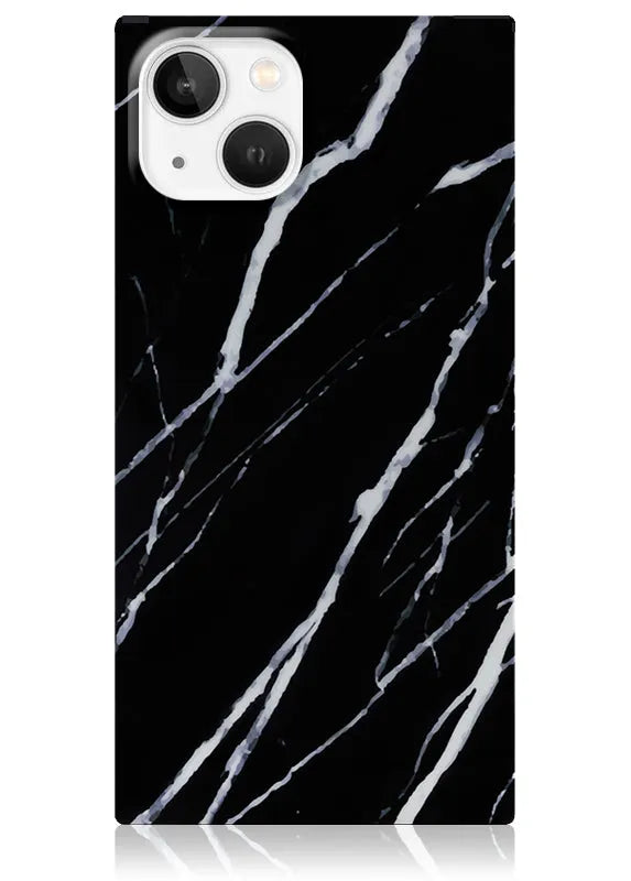 SQUARE® Black Marble iPhone Case