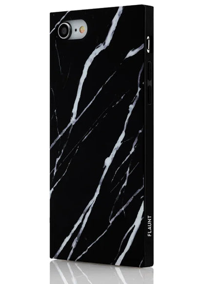 SQUARE® Black Marble iPhone Case
