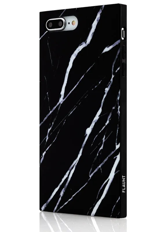 SQUARE® Black Marble iPhone Case